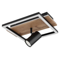 Globo 67305D Kassu Deckenleuchte Metall Schwarz Matt, Led 3