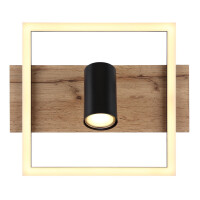 Globo 67305D Kassu Deckenleuchte Metall Schwarz Matt, Led 5