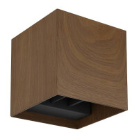 Veronika Außenleuchte Aluminium Druckguss Holzoptik Du