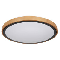 Globo 41764-24 Bruno Deckenleuchte Metall Schwarz Matt, Led 