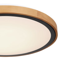 Globo 41764-24 Bruno Deckenleuchte Metall Schwarz Matt, Led 