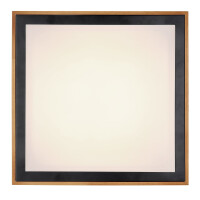 Globo 41764-24Q Bruno Deckenleuchte Metall Schwarz Matt, Led