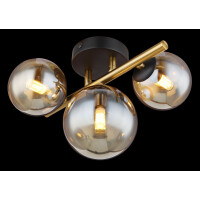 Riha Deckenleuchte Metall Schwarz Matt, 3X G9 Led 4
