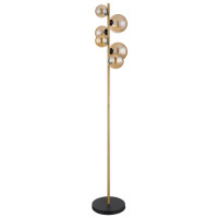 Riha Stehleuchte Metall Schwarz Matt, 6X G9 Led 5