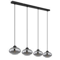 Shaun Hängeleuchte Metall Schwarz Matt, 4X E27 3