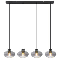 Shaun Hängeleuchte Metall Schwarz Matt, 4X E27 4