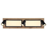 Ulla Deckenleuchte Metall Schwarz Matt, Led 5