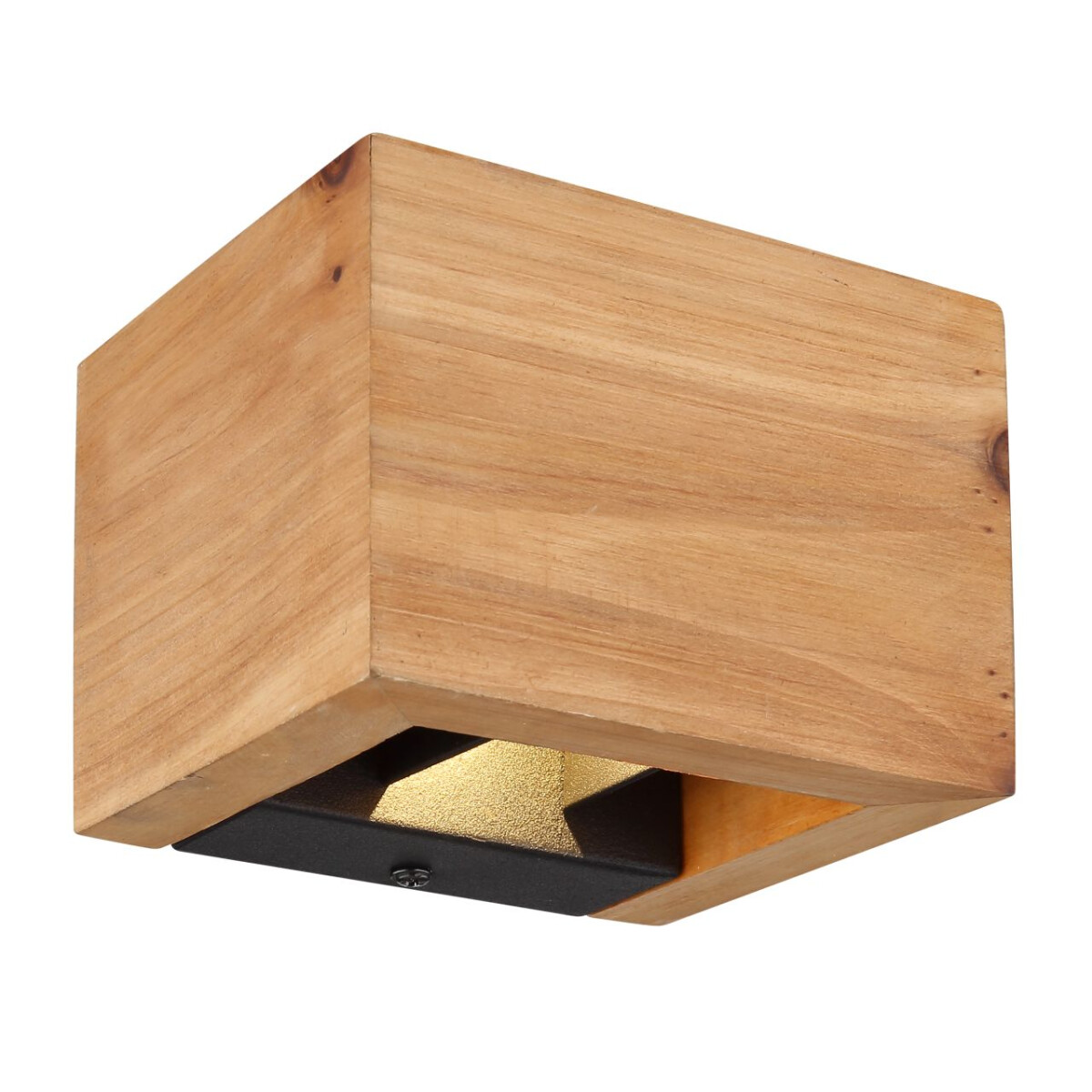 Alina Wandleuchte Holz Dunkelbraun, Led