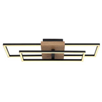 Globo 67276-18 Kendra Deckenleuchte Metall Schwarz Matt, Led