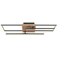 Globo 67276-24 Kendra Deckenleuchte Metall Schwarz Matt, Led