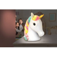 Unicorn Dekorartikel Kunststoff Bunt, 2X Led 2
