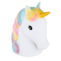 Unicorn Dekorartikel Kunststoff Bunt, 2X Led 3