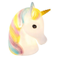 Unicorn Dekorartikel Kunststoff Bunt, 2X Led 4