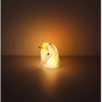 Unicorn Dekorartikel Kunststoff Bunt, 2X Led 6