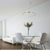 Ralph Hängeleuchte Metall Nickel Matt, Led 2
