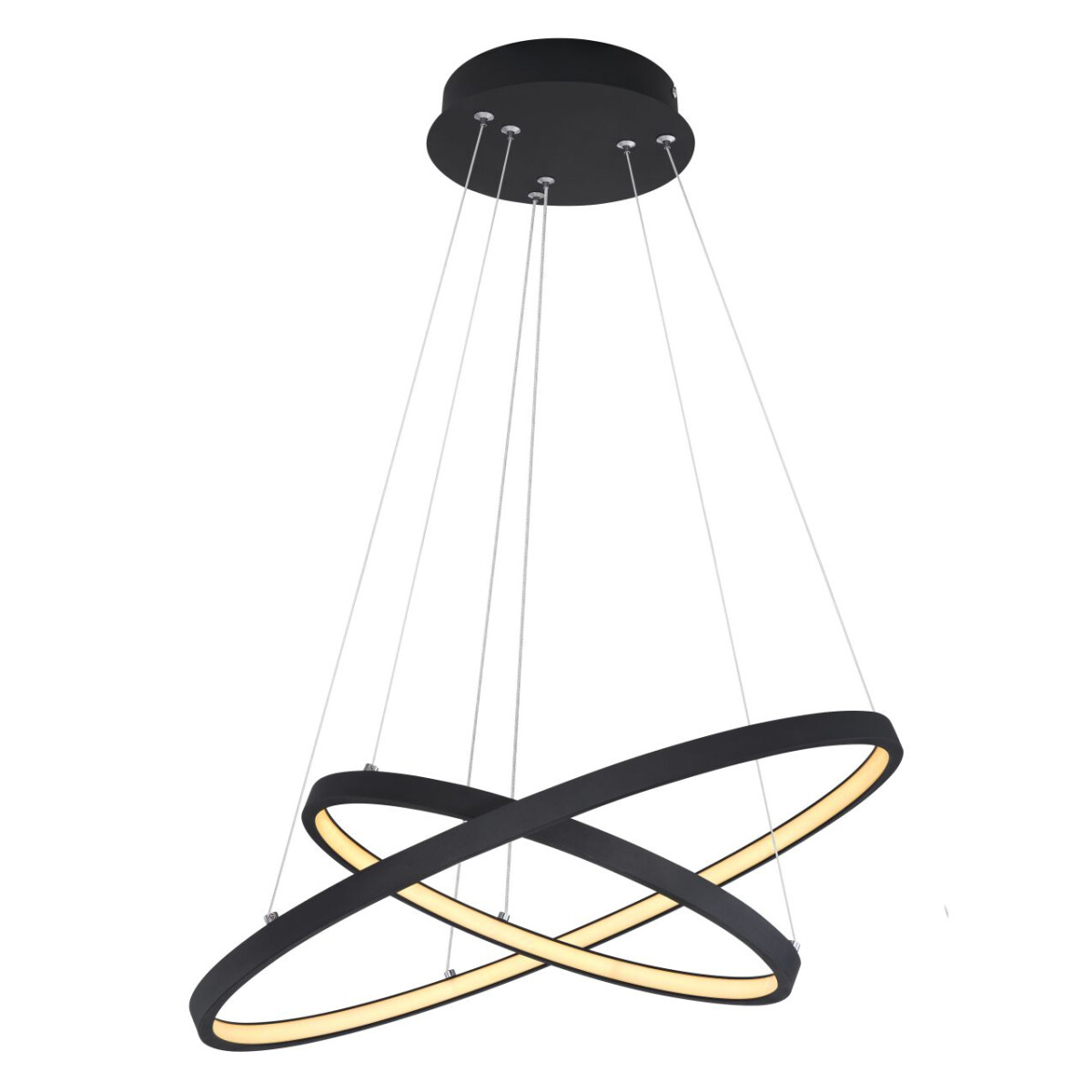 Ralph Hängeleuchte Metall Schwarz Matt, Led