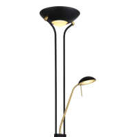 Leonas Stehleuchte Metall Schwarz Matt, Led 4