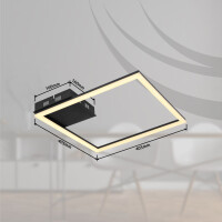 Globo 67246-18 Tiny Deckenleuchte Metall Schwarz Matt, Led 5