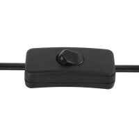 Globo 15563T Fanni Tischleuchte Metall Schwarz Matt, 1X E27 
