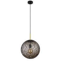 Globo 15659H1 Fitz Hängeleuchte Metall Schwarz Matt, 1X