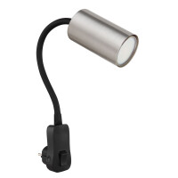 Robby Wandleuchte Kunststoff Schwarz, 1X Gu10 3