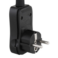 Robby Wandleuchte Kunststoff Schwarz, 1X Gu10 4