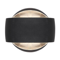 Globo 78290B Randi Wandleuchte Metall Schwarz Matt, 2X Led 5