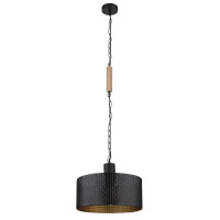 Rielly Hängeleuchte Metall Schwarz Matt, 1X E27 4