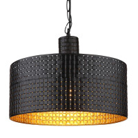 Rielly Hängeleuchte Metall Schwarz Matt, 1X E27 5