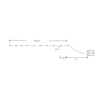 Globo 29950-50 Venuto Led Lichterkette Kupfer Silber Metalli