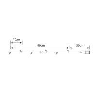 Globo 29951-10 Venuto Led Lichterkette Metall Silber Metalli