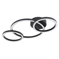 Reggy Deckenleuchte Metall Schwarz, Led 3