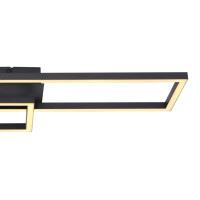 Tatjana Deckenleuchte Metall Schwarz Matt, Led 5