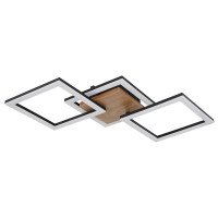 Kerry Deckenleuchte Metall Schwarz Matt, Led 2