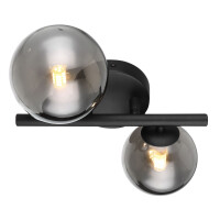Riha Wandleuchte Metall Schwarz Matt, 2X G9 Led 4