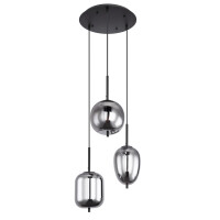 Blacky Hängeleuchte Metall Schwarz, 3X E14 3