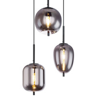 Blacky Hängeleuchte Metall Schwarz, 3X E14 4