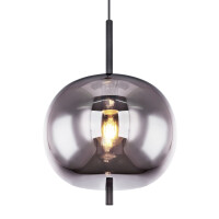 Globo 15345H1 Blacky Hängeleuchte Metall Schwarz, 1X E2