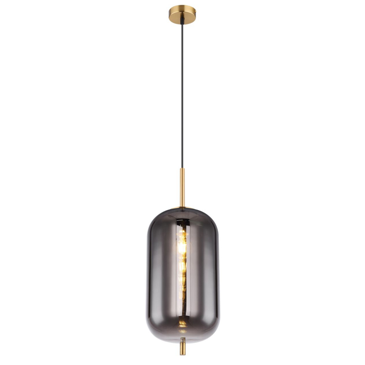 Blacky I Hängeleuchte Metall Messingfarben, 1X E27