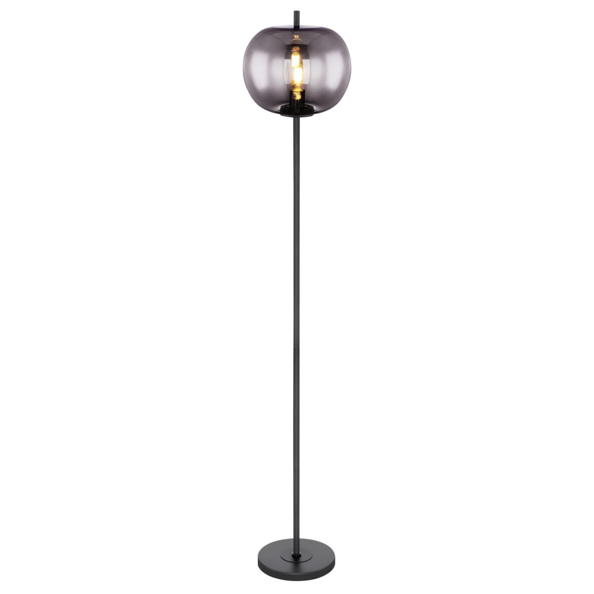 Blacky Stehleuchte Metall Schwarz, 1X E27