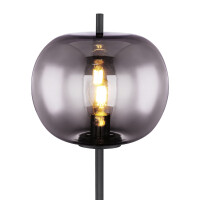Globo 15345S Blacky Stehleuchte Metall Schwarz, 1X E27 4
