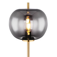 Globo 15345SMM Blacky I Stehleuchte Metall Messingfarben, 1X