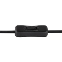 Globo 15345T Blacky Tischleuchte Metall Schwarz, 1X E14 4