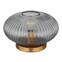 Globo 15469T2 Normy Tischleuchte Metall Messingfarben, 1X E2