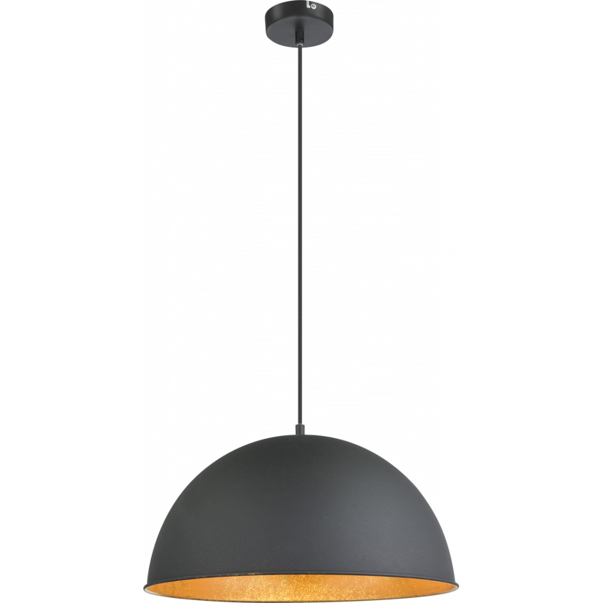 Lenn Hängeleuchte Metall Schwarz, 1X E27