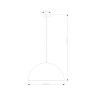 Globo 58307H Xirena I Hängeleuchte Metall Rostfarben, 1