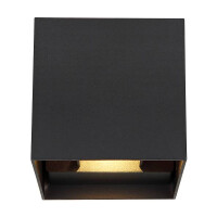 Veronika Außenleuchte Aluminium Druckguss Schwarz, 2X 