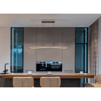 Doro Hängeleuchte Metall Graphit, Led 2