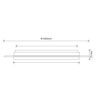 Globo 41310-30 Optima Deckenleuchte Metall Weiß, Led 4