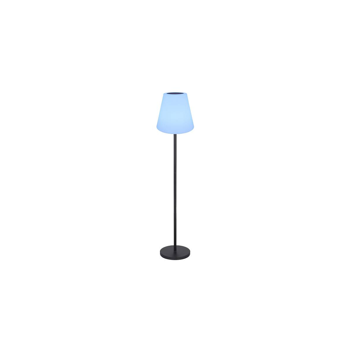 Solarleuchte Metall Schwarz, 1Xled Solarleuchte Metall Schwarz Matt, Led